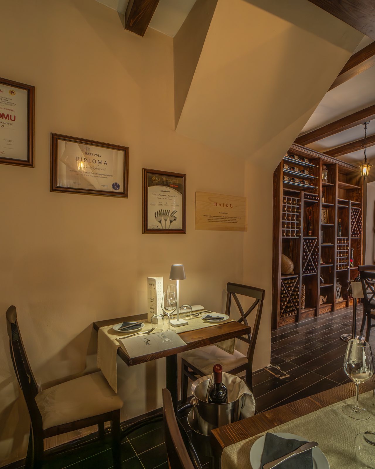 Wine cellar intimate